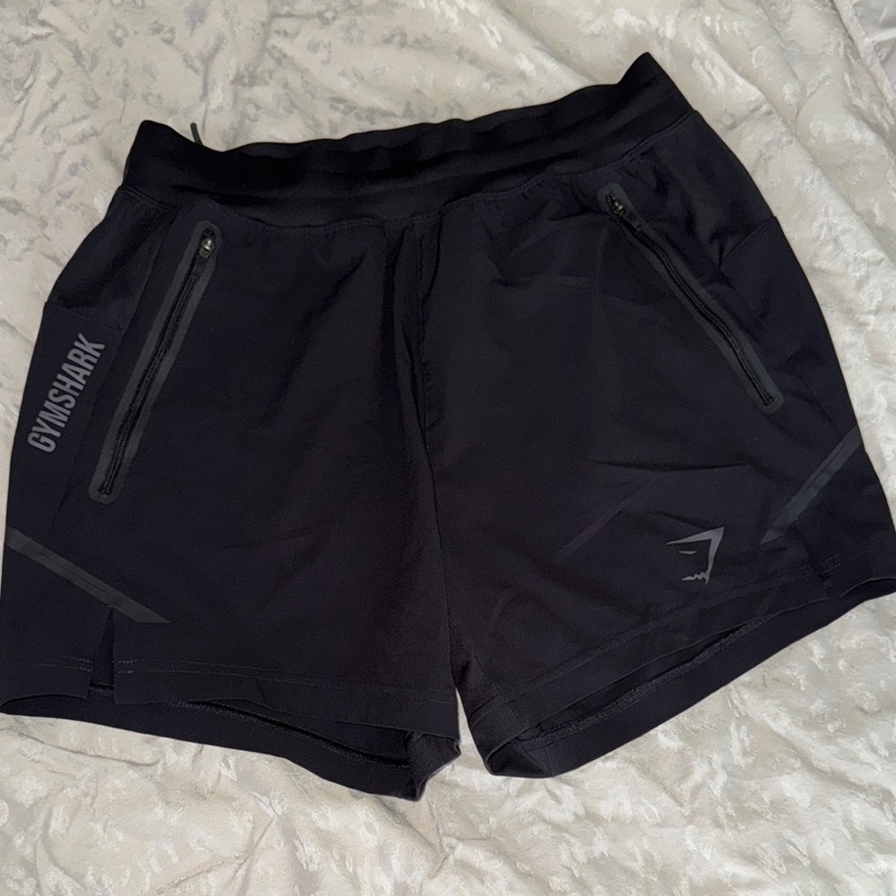 Gymshark Jet Black Workout Shorts